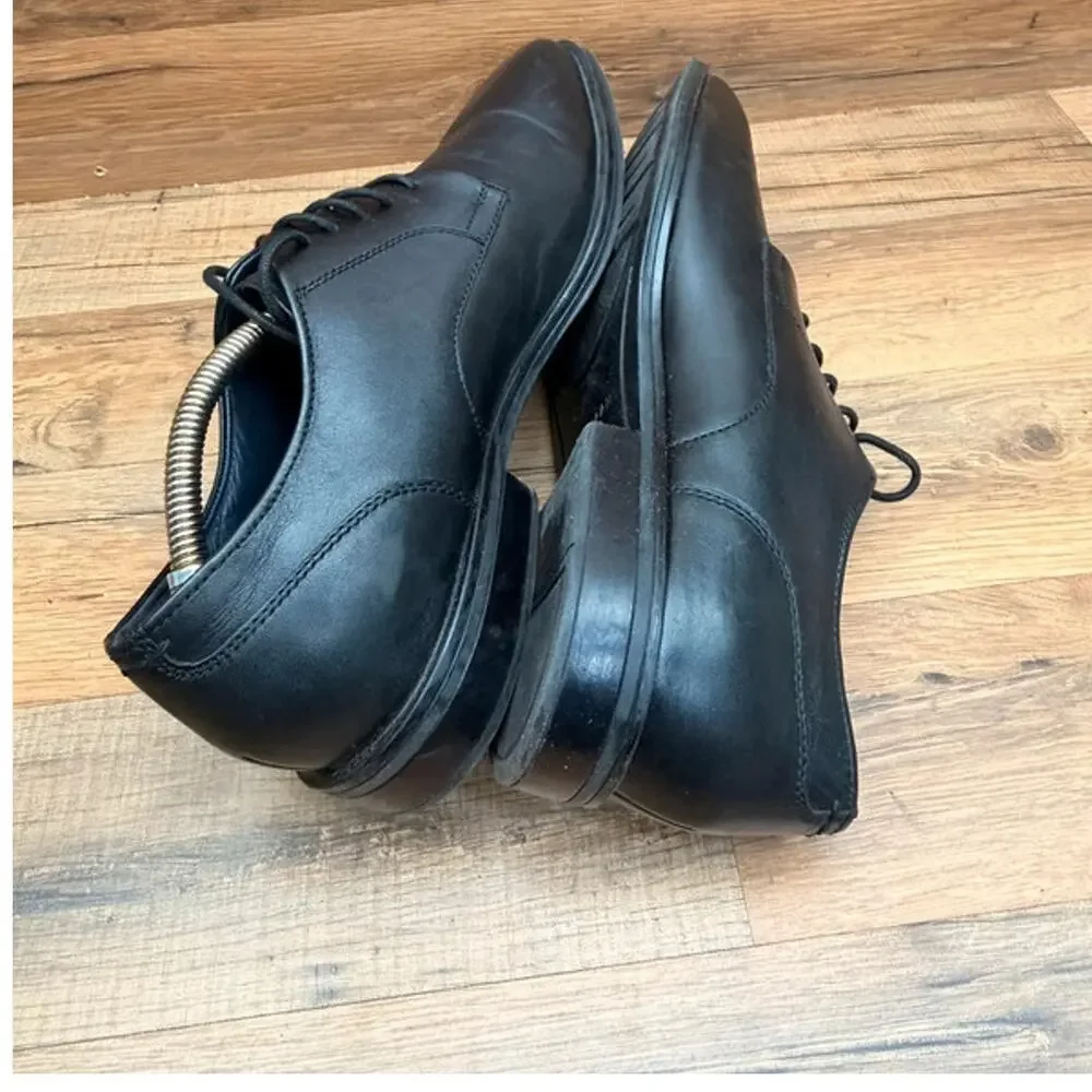 Cole Haan Grand OS Mens Black Leather Dress Shoes Size 11M C25810 SB2